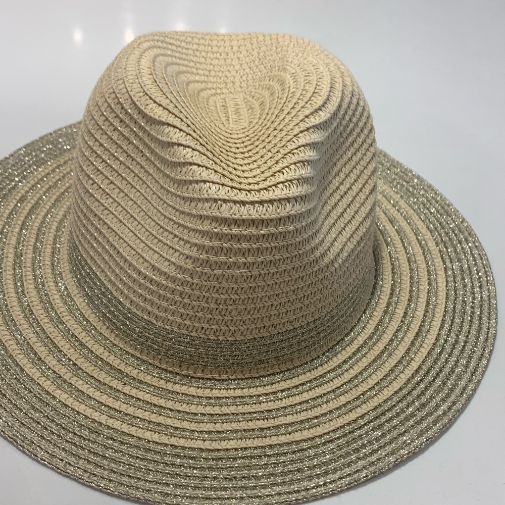 Stylish Cream and Silver Women's Hat